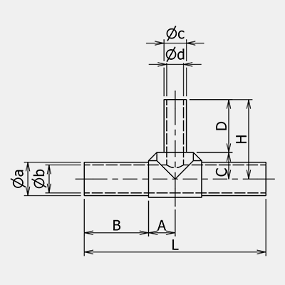Welding Adapter Rudusing Tee
